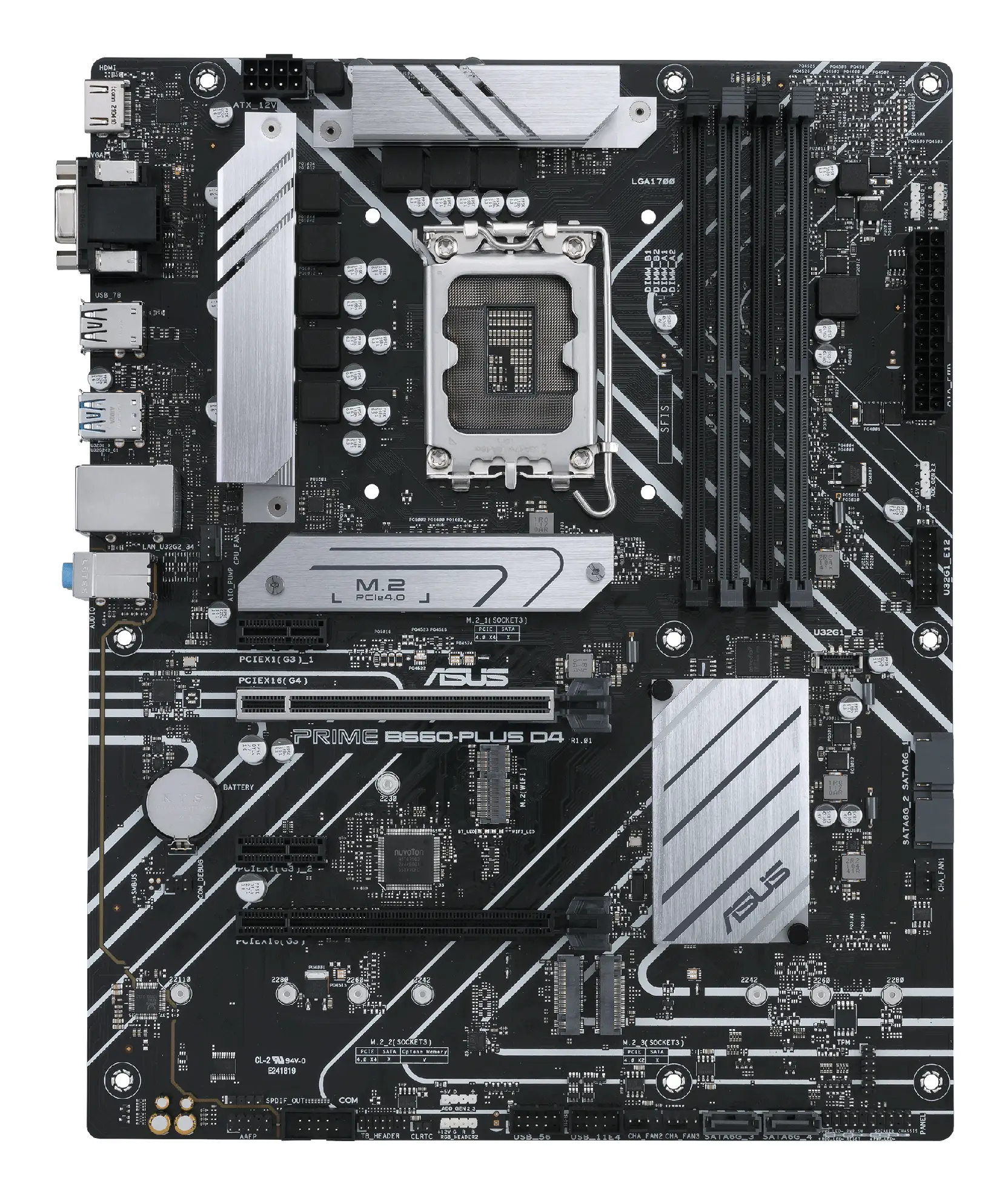 ASUS PRIME B660-PLUS D4 90MB18X0-M0EAY0 LGA1700 4x DDR4 3x M.2 ATX Anakart