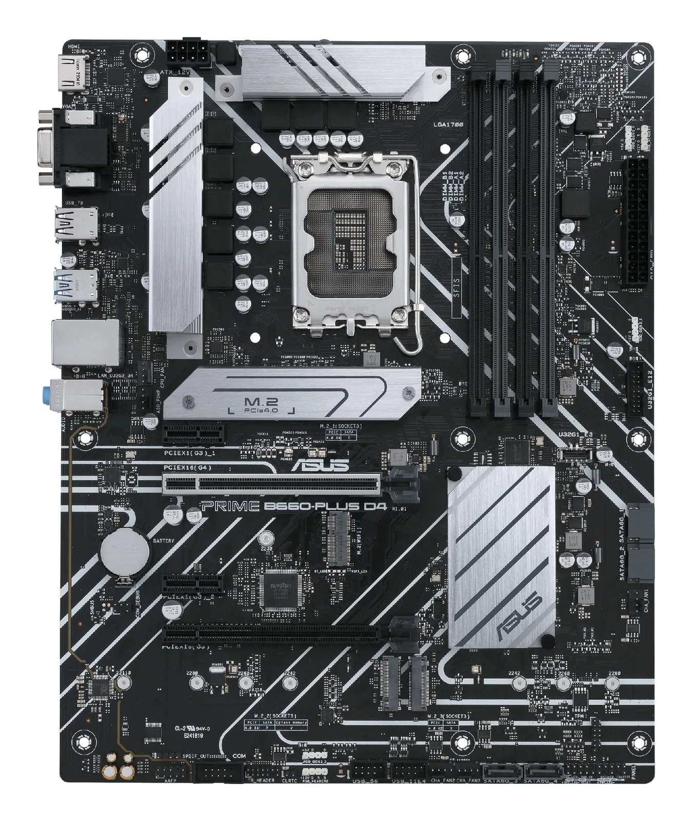 ASUS PRIME B660-PLUS D4 90MB18X0-M1EAY0 LGA1700 4x DDR4 3x M.2 ATX Anakart Thumbnail 1