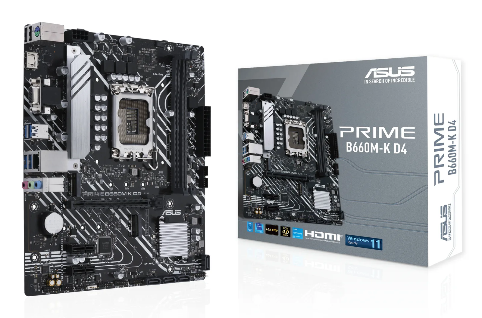 ASUS PRIME B660M-K D4 90MB1950-M1EAY0 LGA1700 4x DDR4 2x M.2 Micro-ATX Anakart