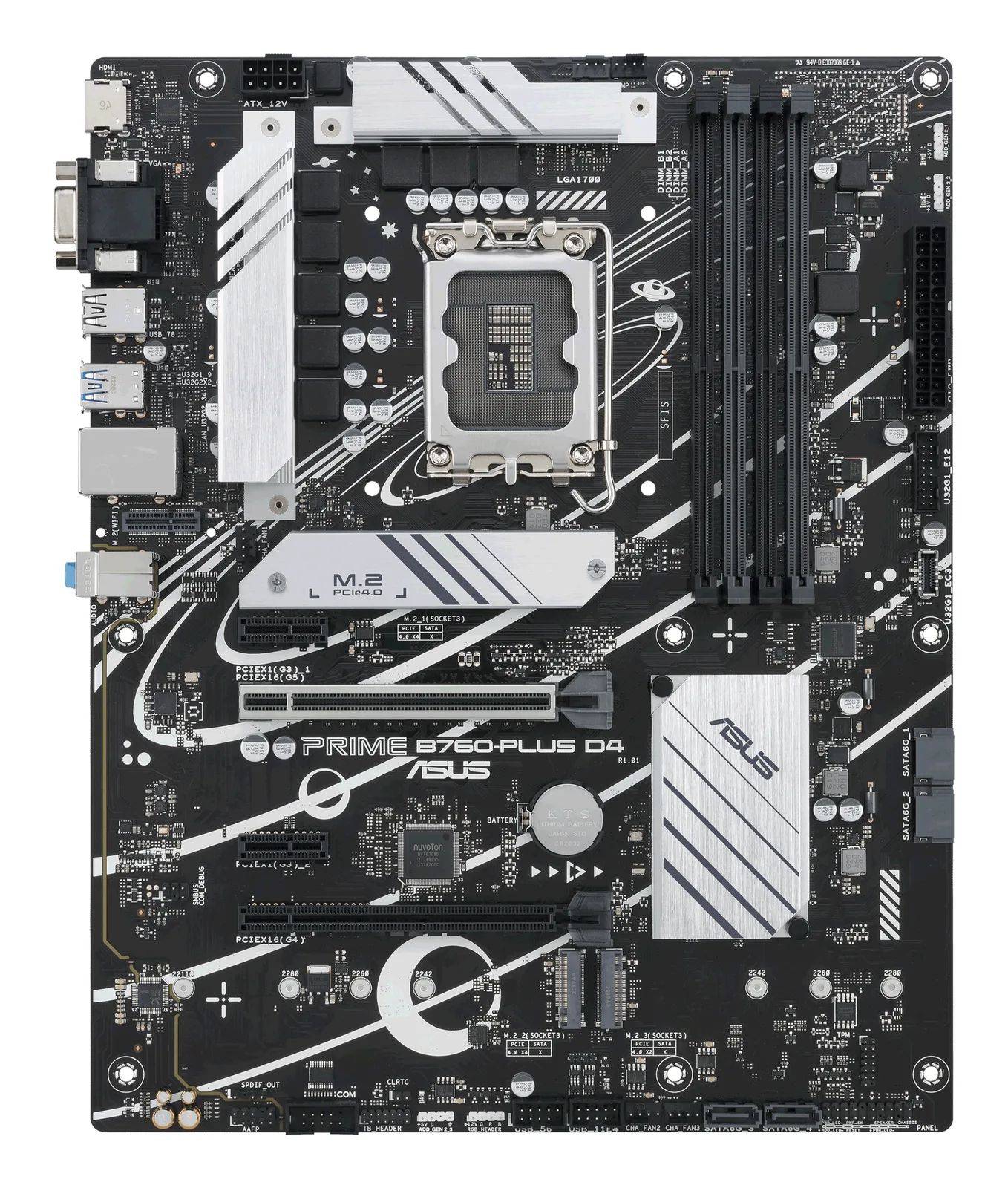 ASUS PRIME B760-PLUS D4 90MB1CW0-M1EAY0 LGA1700 4x DDR4 3x M.2 ATX Anakart