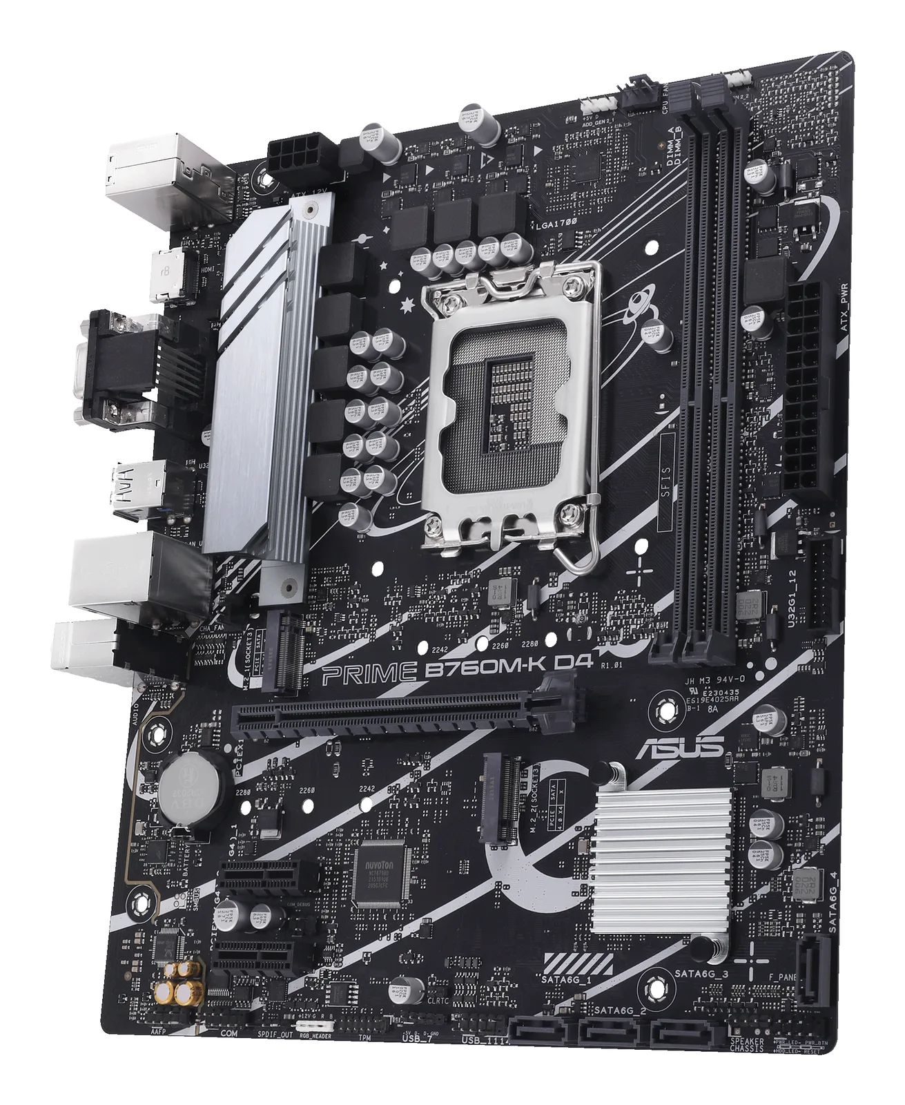 ASUS PRIME B760M-K D4 90MB1DS0-M1EAY0 LGA1700 2x DDR4 2x M.2 Micro-ATX Anakart Thumbnail 4