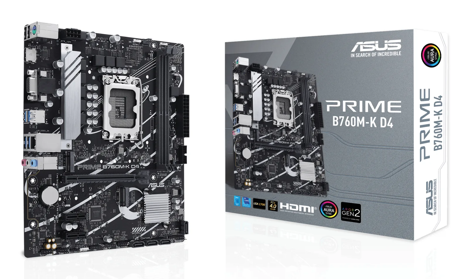 ASUS PRIME B760M-K D4 90MB1DS0-M1EAY0 LGA1700 2x DDR4 2x M.2 Micro-ATX Anakart