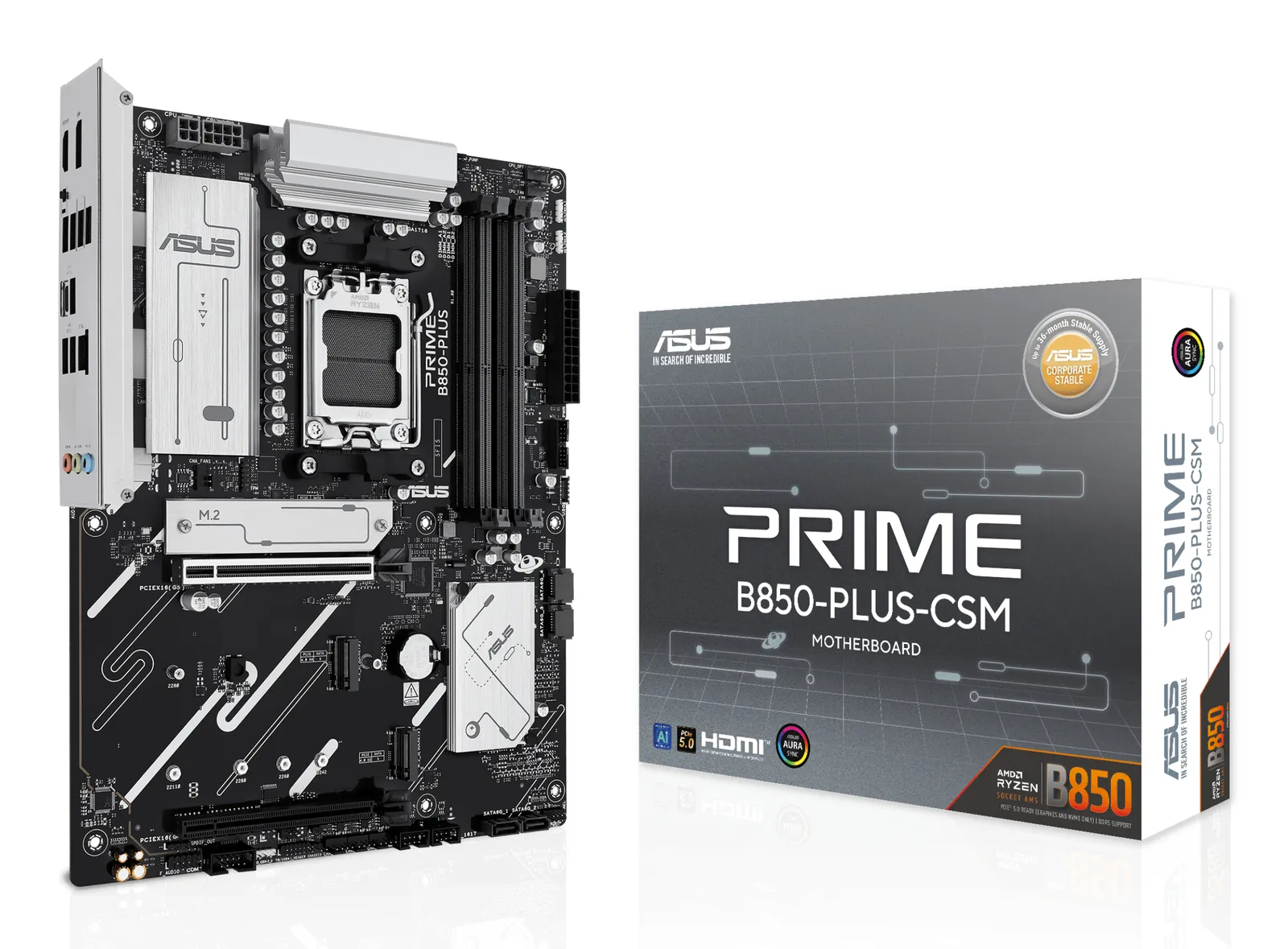 ASUS PRIME B850-PLUS-CSM 90MB1LC0-M0EAYC AM5 4x DDR5 3x M.2 ATX Anakart