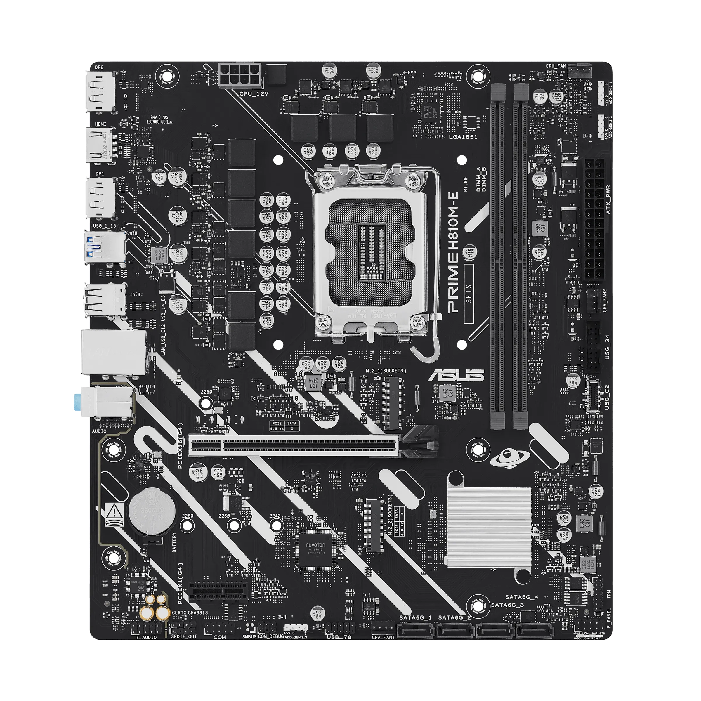 ASUS PRIME H810M-E-CSM 90MB1N20-M0EAYC LGA1851 2x DDR5 2x M.2 Micro-ATX Anakart