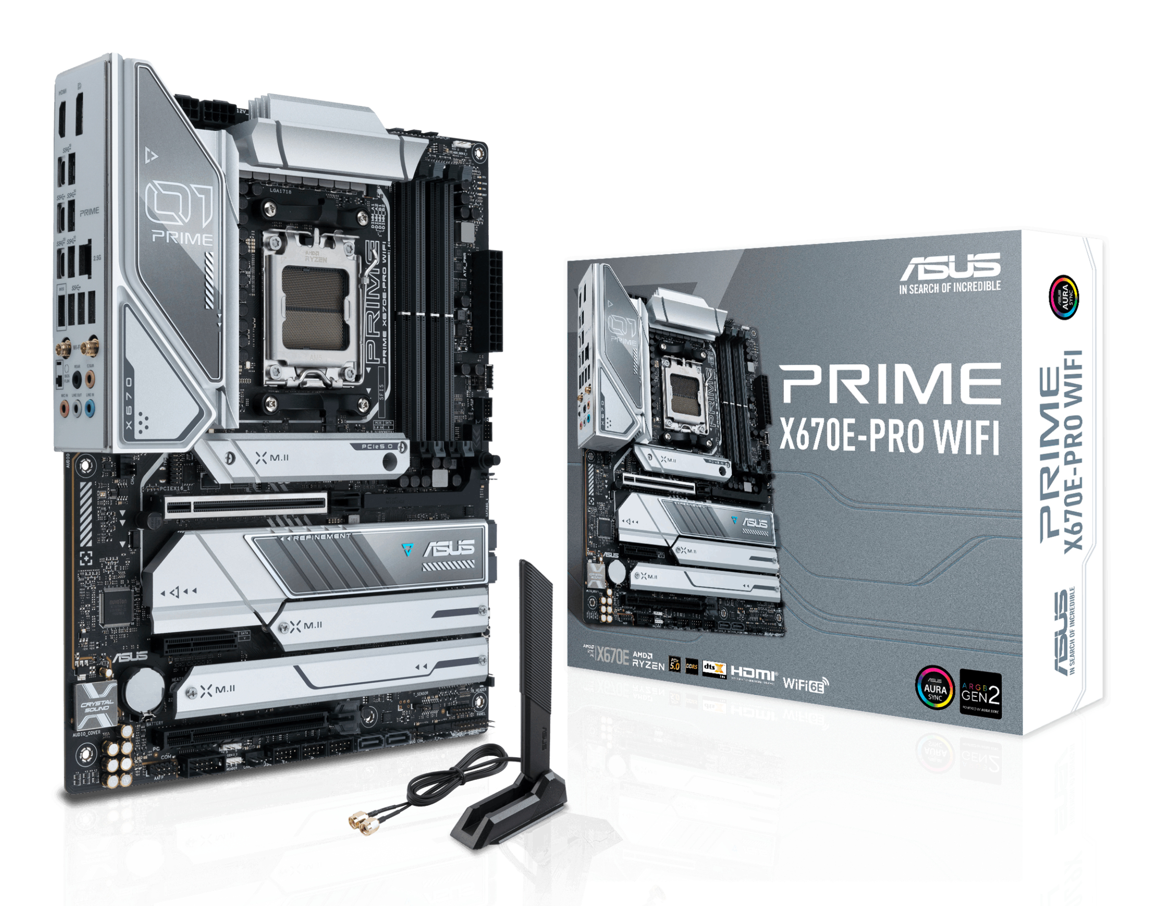 ASUS PRIME X670E-PRO WIFI 90MB1BL0-M0EAY0 AM5 4x DDR5 4x M.2 ATX Anakart