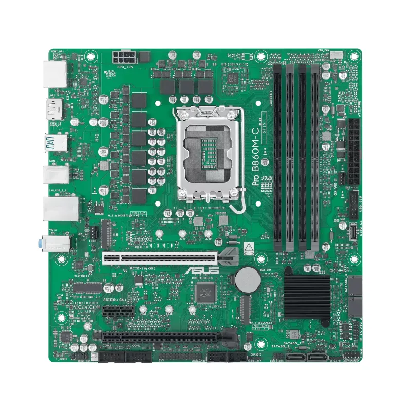 ASUS PRO B860M-C-CSM 90MB1MCP-M0EAYC LGA1851 4x DDR5 2x M.2 Micro-ATX Anakart