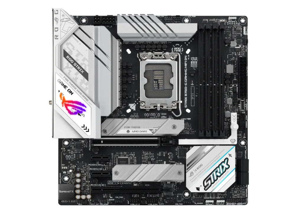 ASUS ROG STRIX B760-G GAMING WIFI D4 90MB1DE0-M1EAY0 LGA1700 4x DDR4 2x M.2 Micro-ATX Anakart