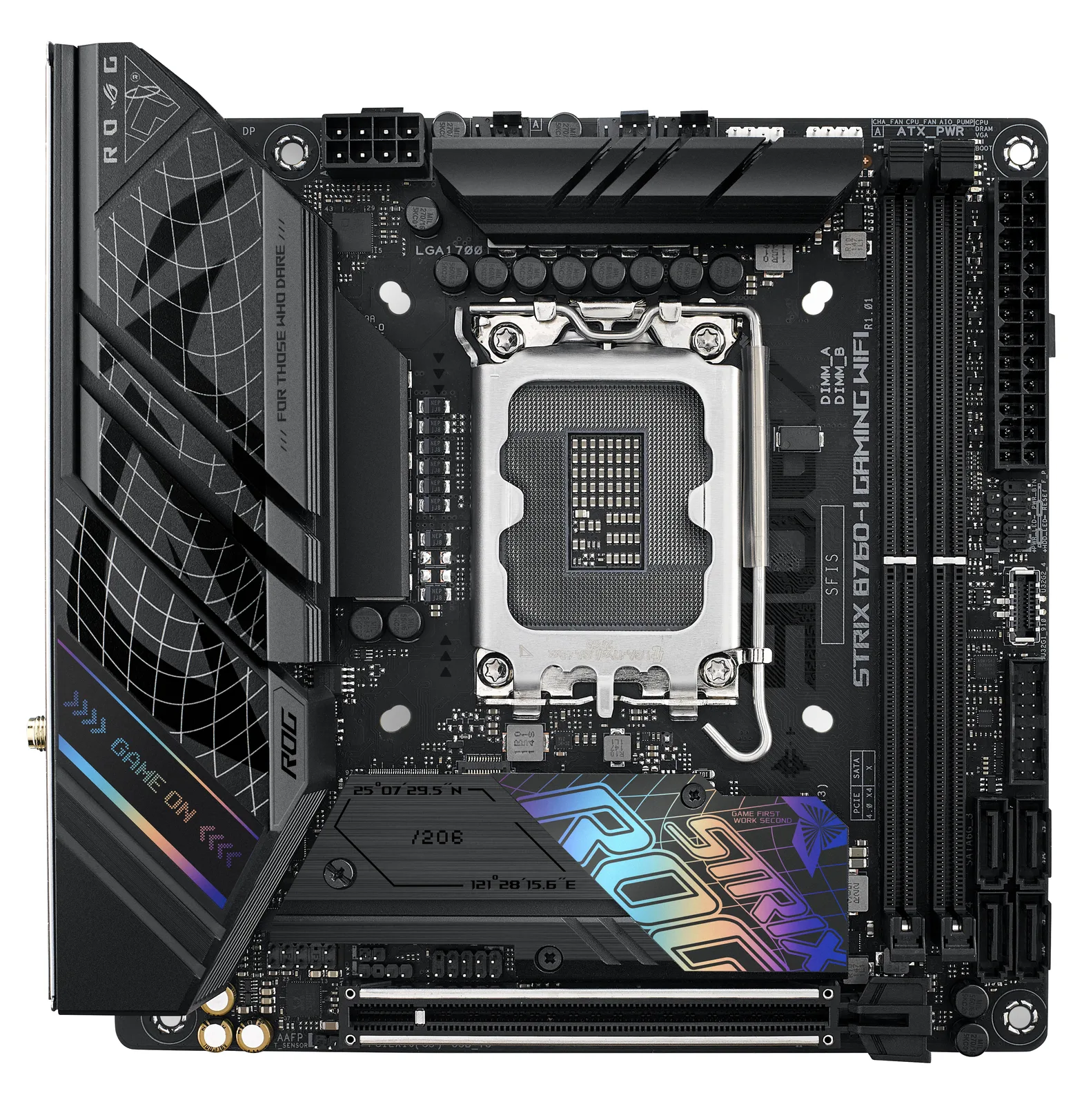 ASUS ROG STRIX B760-I GAMING WIFI 90MB1D90-M0UAY0 LGA1700 2x DDR5 2x M.2 Mini-ITX Anakart