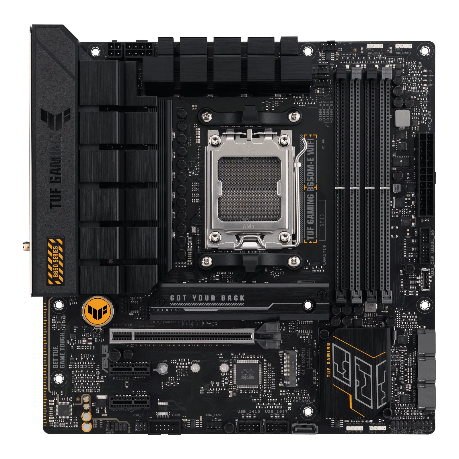 ASUS TUF GAMING B650M-E WIFI AM5 4x DDR5 2x M.2 Micro-ATX Anakart