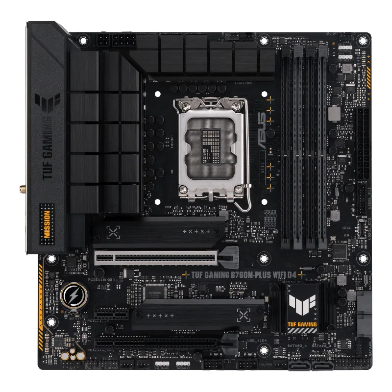 ASUS TUF GAMING B760M-PLUS WIFI 90MB1ET0-M0UAY0 LGA1700 4x DDR5 3x M.2 Micro-ATX Anakart