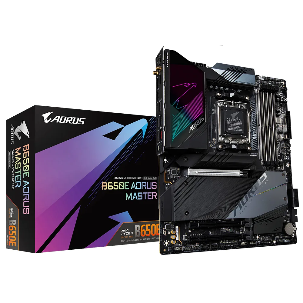 GIGABYTE B650E AORUS MASTER AM5 4x DDR5 4x M.2 ATX Anakart