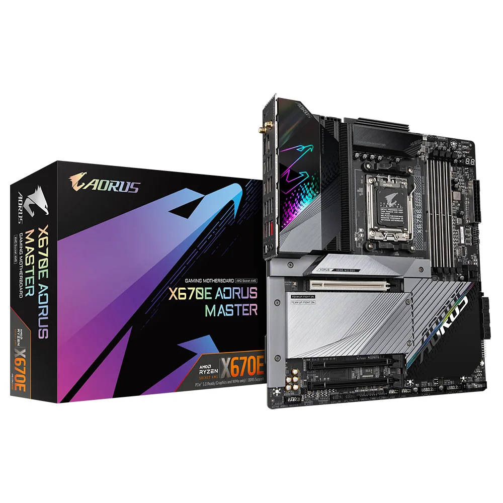 GIGABYTE X670E AORUS MASTER AM5 4x DDR5 4x M.2 ATX Anakart