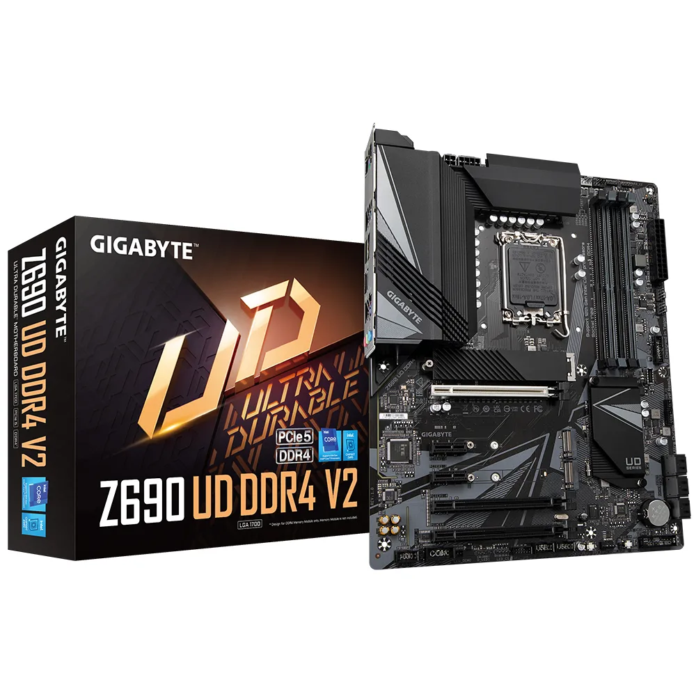 GIGABYTE Z690 UD DDR4 V2 (rev. 1.0) LGA1700 4x ATX 4x RAM Anakart