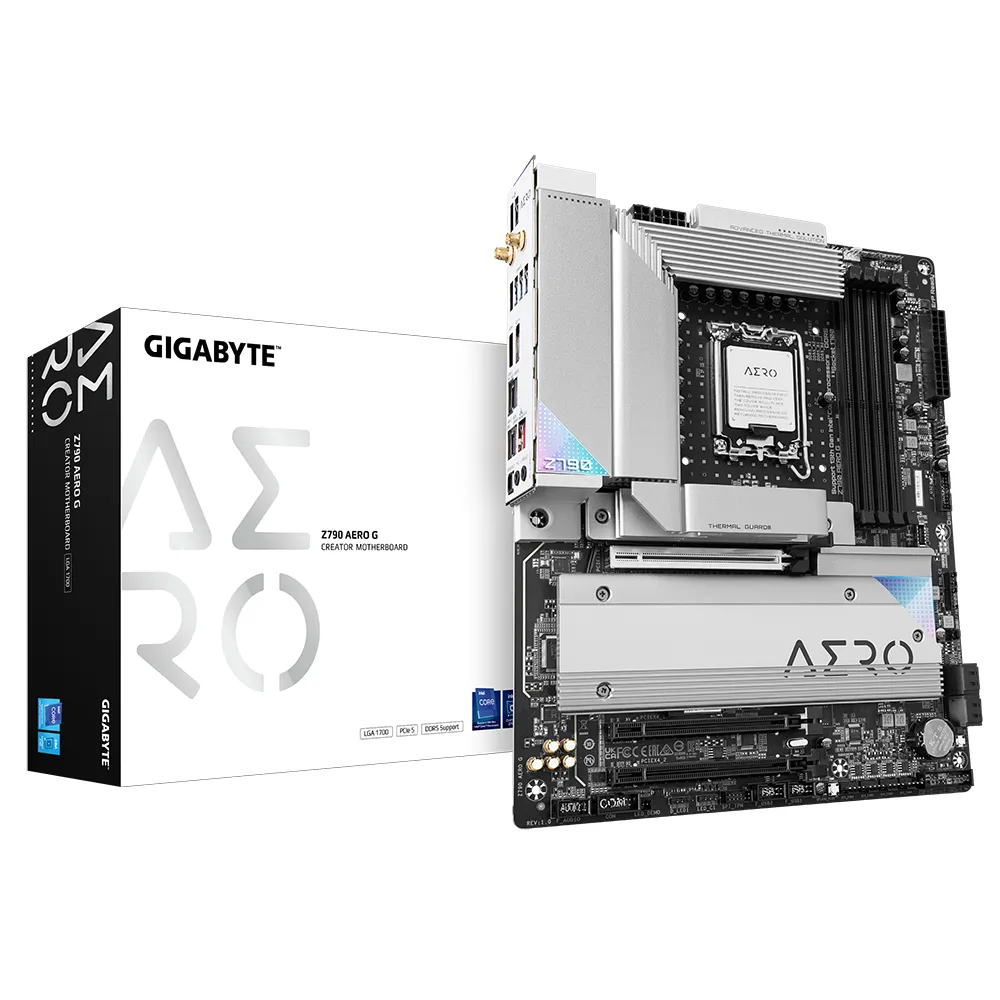 GIGABYTE Z790 AERO G LGA1700 4x DDR5 5x M.2 ATX Anakart