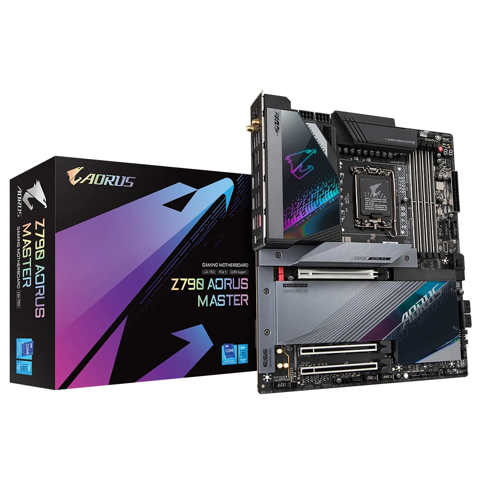 GIGABYTE Z790 AORUS MASTER LGA1700 4x DDR5 5x M.2 E-ATX Anakart