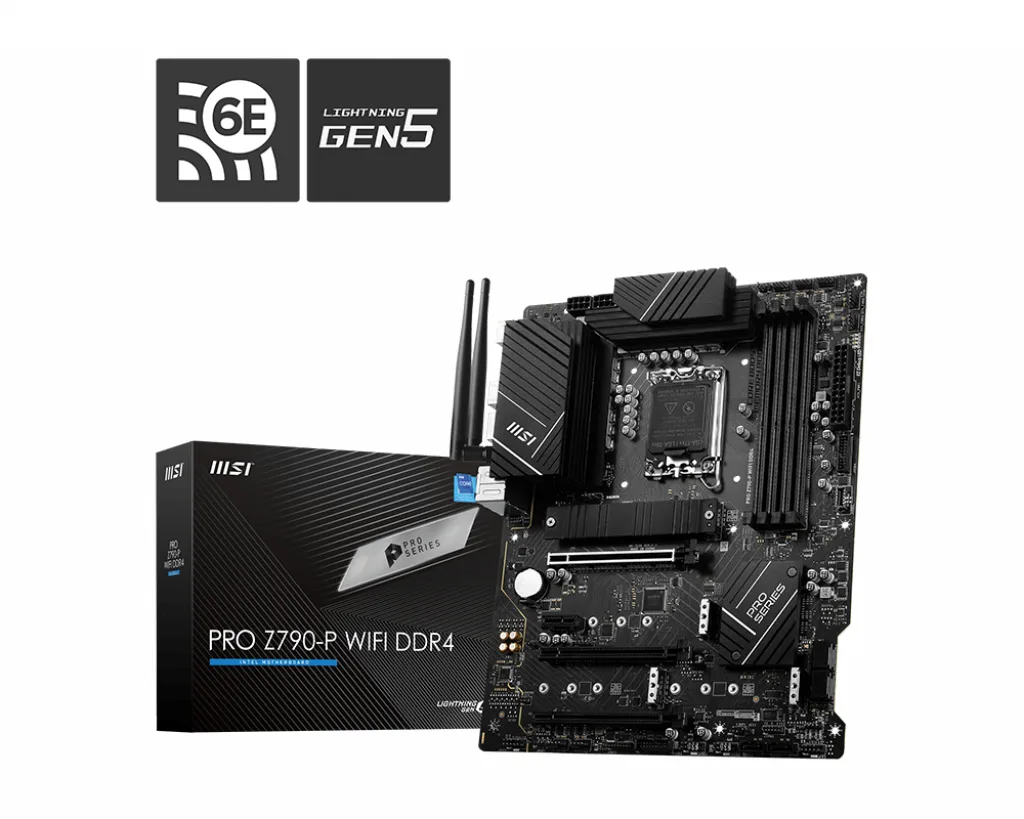MSI PRO Z790-P WIFI DDR4 LGA1700 4x M.2 ATX 4x RAM Anakart