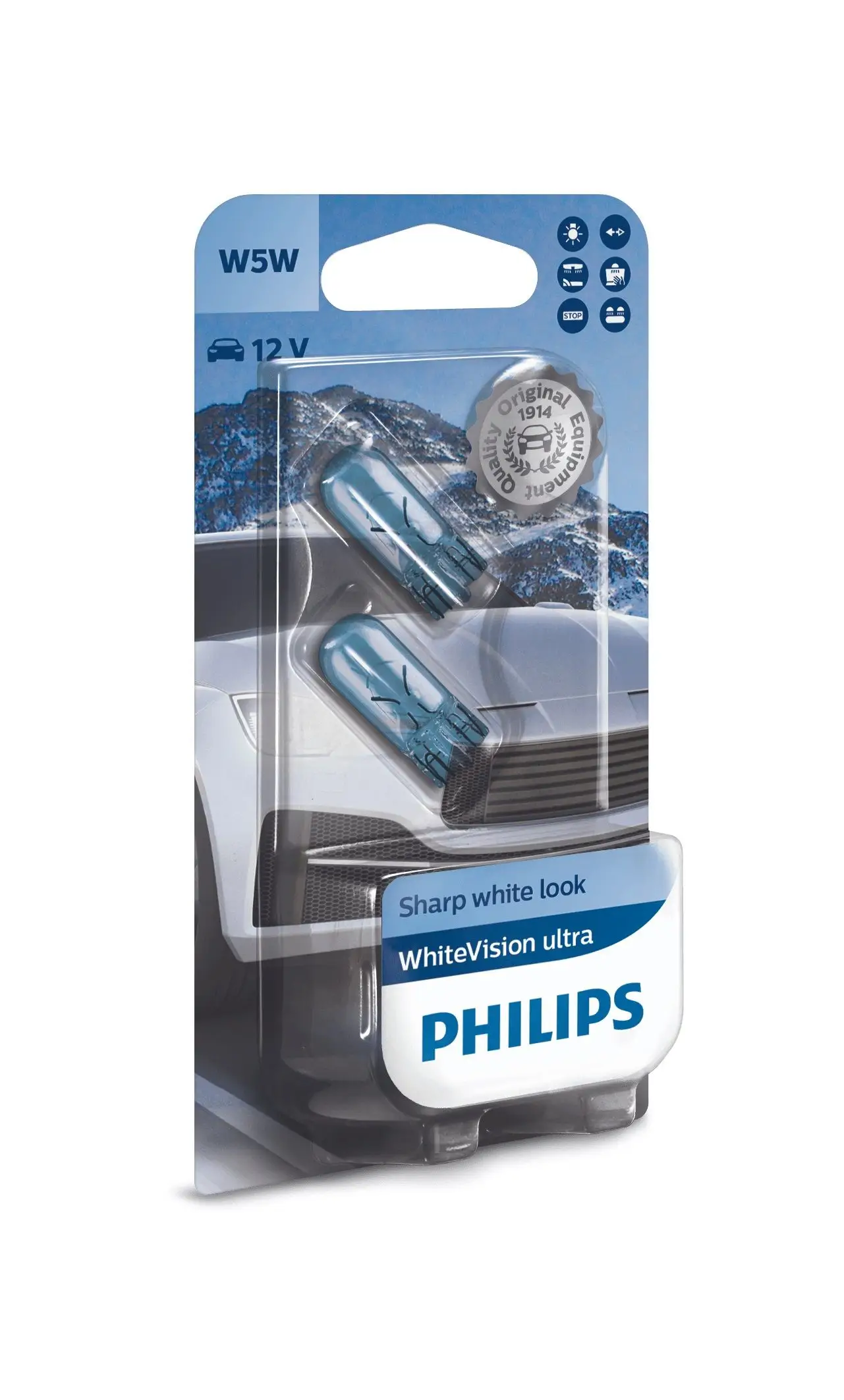 Philips 12961WVUB2 5 W Araba Far Ampulleri