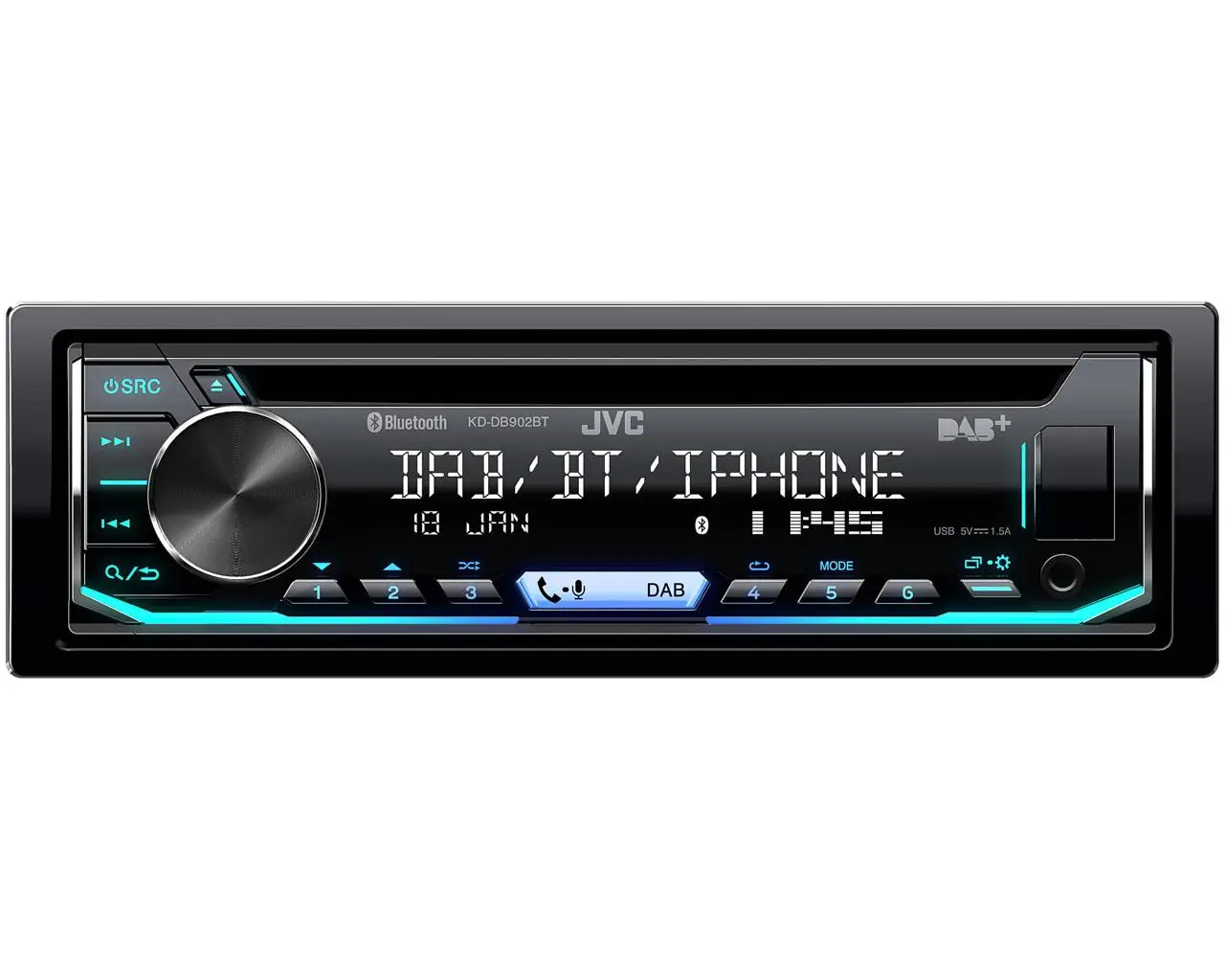 JVC KD-DB902BT 300 W KDDB902BT Araç Medya Alıcıları
