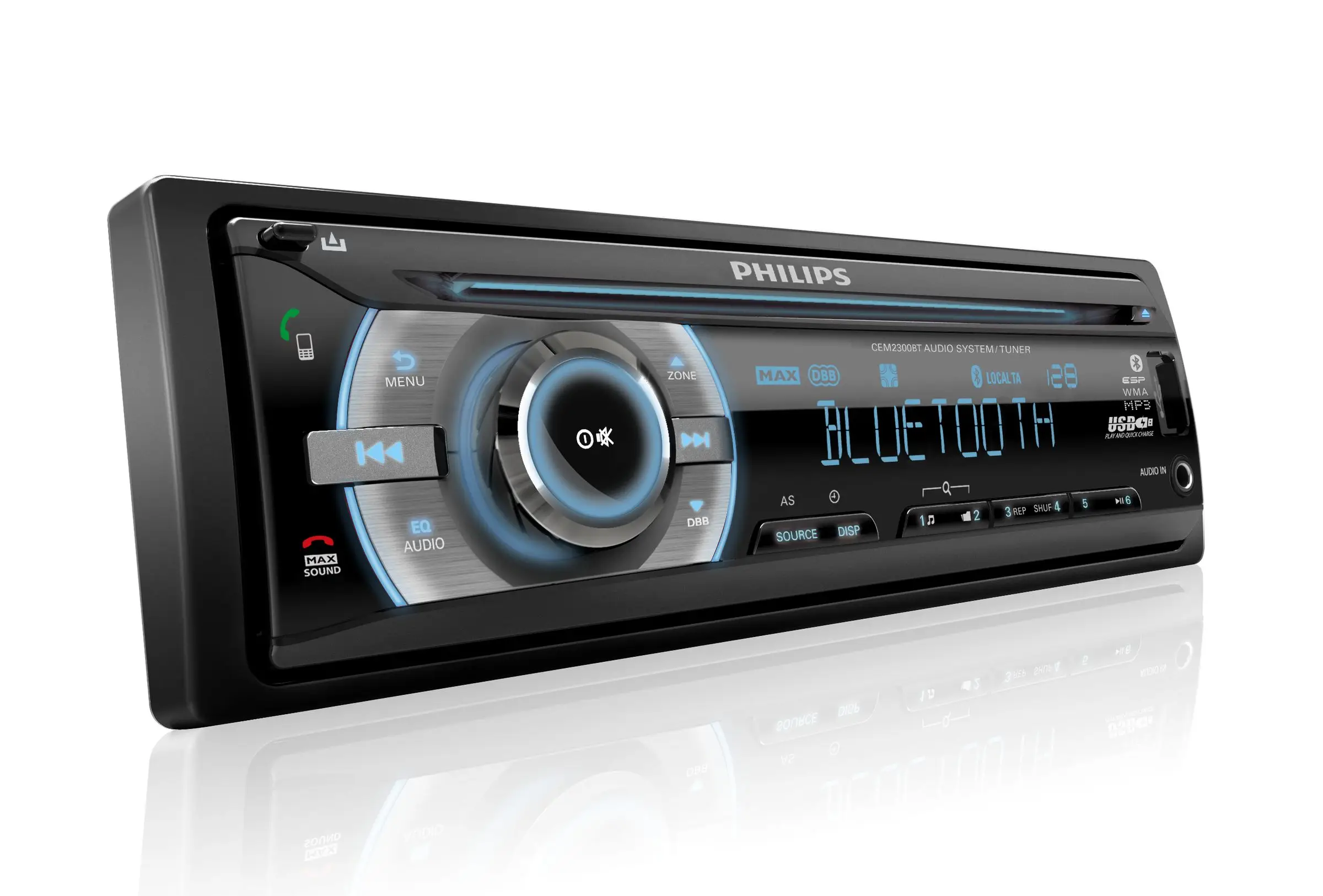 Philips CEM2300BT/55 22 W Araç Medya Alıcıları