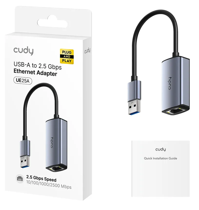 USB-A to 2.5Gbps Ethernet Adapter | UE25A Thumbnail 1