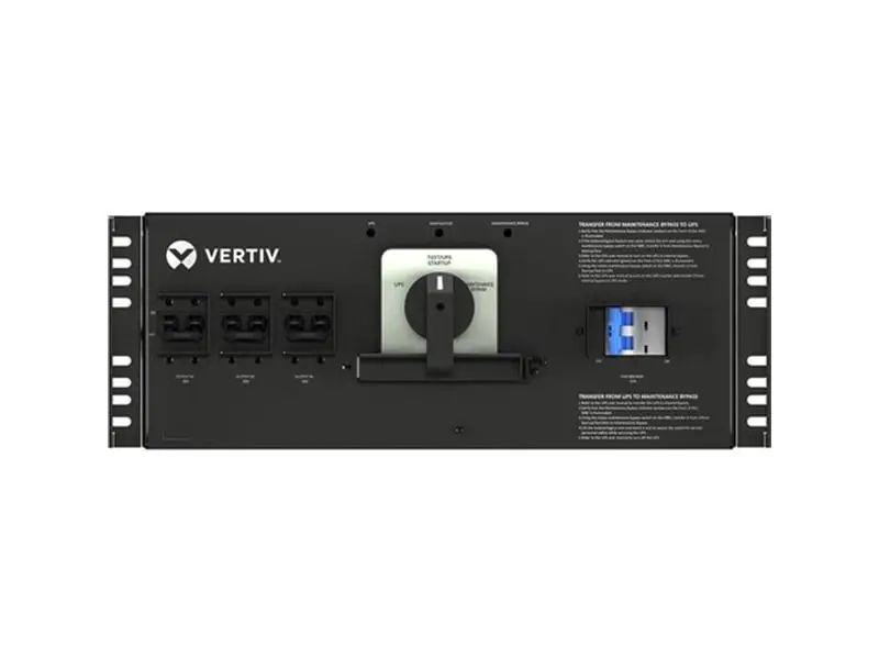 Vertiv VMBC-20KMVRT4U 208 V Bakım Baypas Panelleri (MBP'ler)