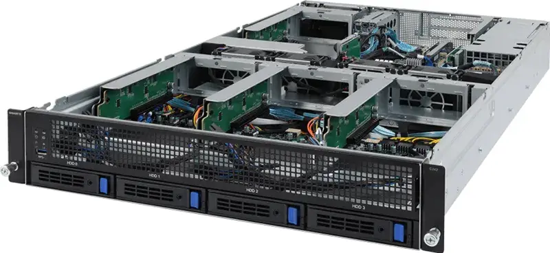 GIGABYTE G242-Z10 6NG242Z10MR-00 Barebone Sunucu