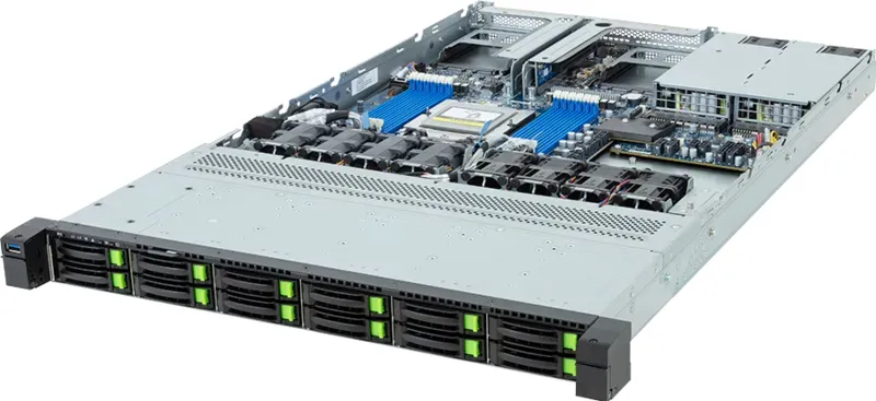 GIGABYTE R163-Z35-AAH1 rev 3.x 6NR163Z35DR000ACH1 Barebone Sunucu