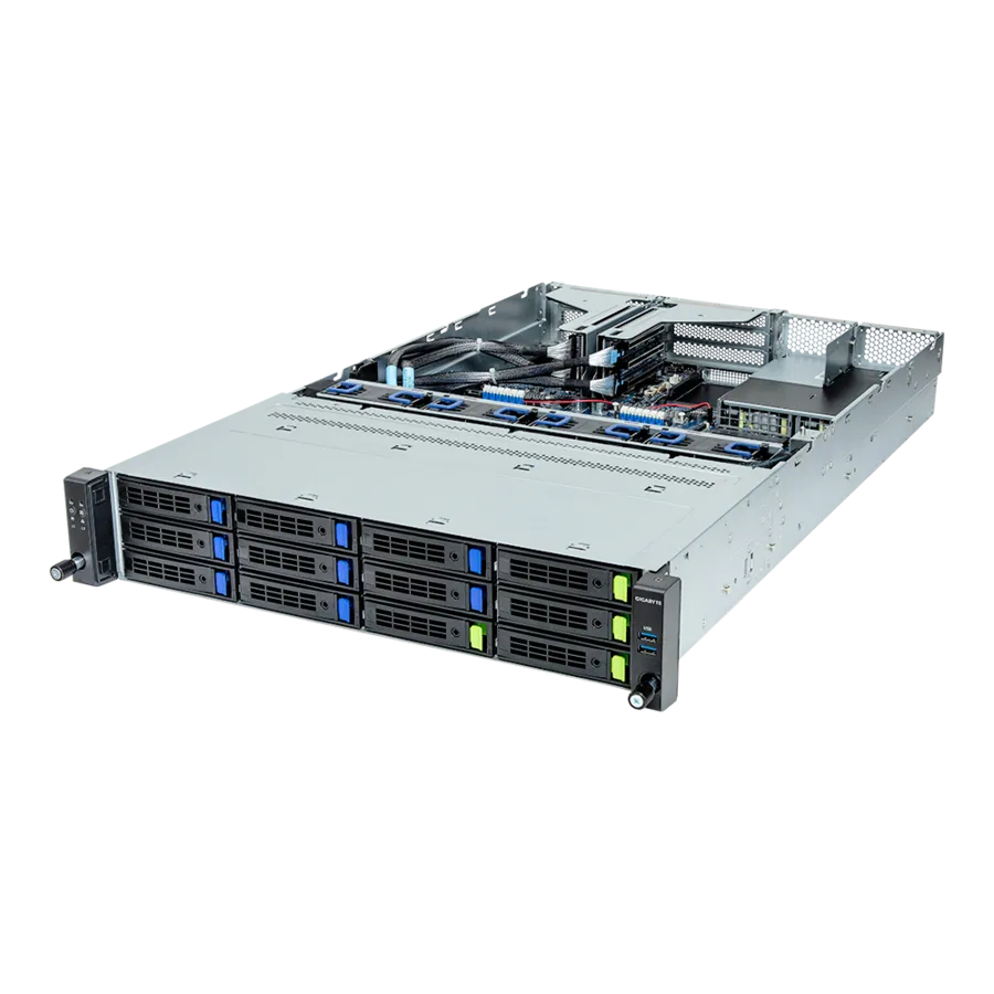 GIGABYTE R263 6NR263Z30DR000AAC2 Barebone Sunucu