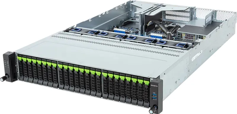 GIGABYTE R263-Z36-AAJ1 - rev. 3.x 6NR263Z36DR000ACJ1 Barebone Sunucu