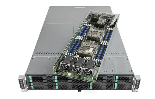 ISY Render CPU 4xS2600KP ISYSRH2216KP Barebone Sunucu