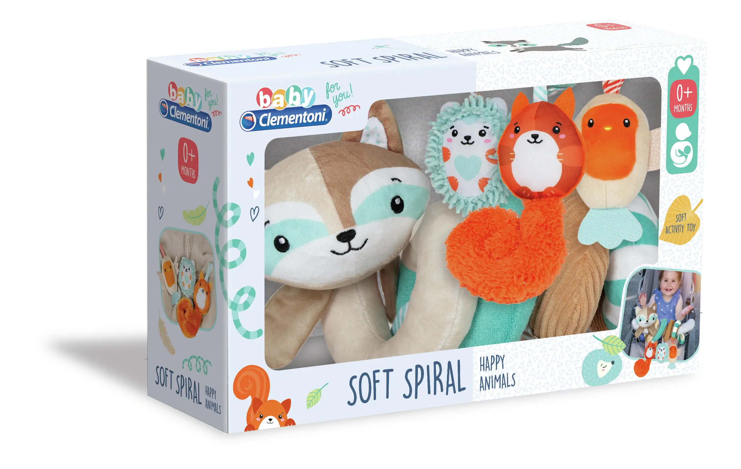 Clementoni Soft Spiral Happy Animals 17320 Thumbnail 1