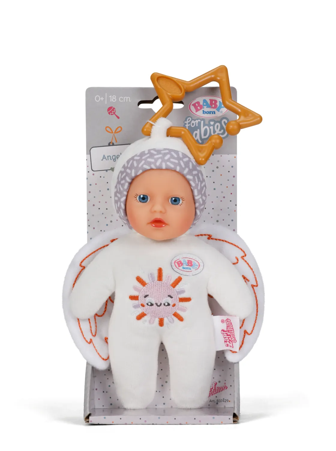 Zapf BABY born for babies Angel 3 ass. 18cm 837429 Thumbnail 7