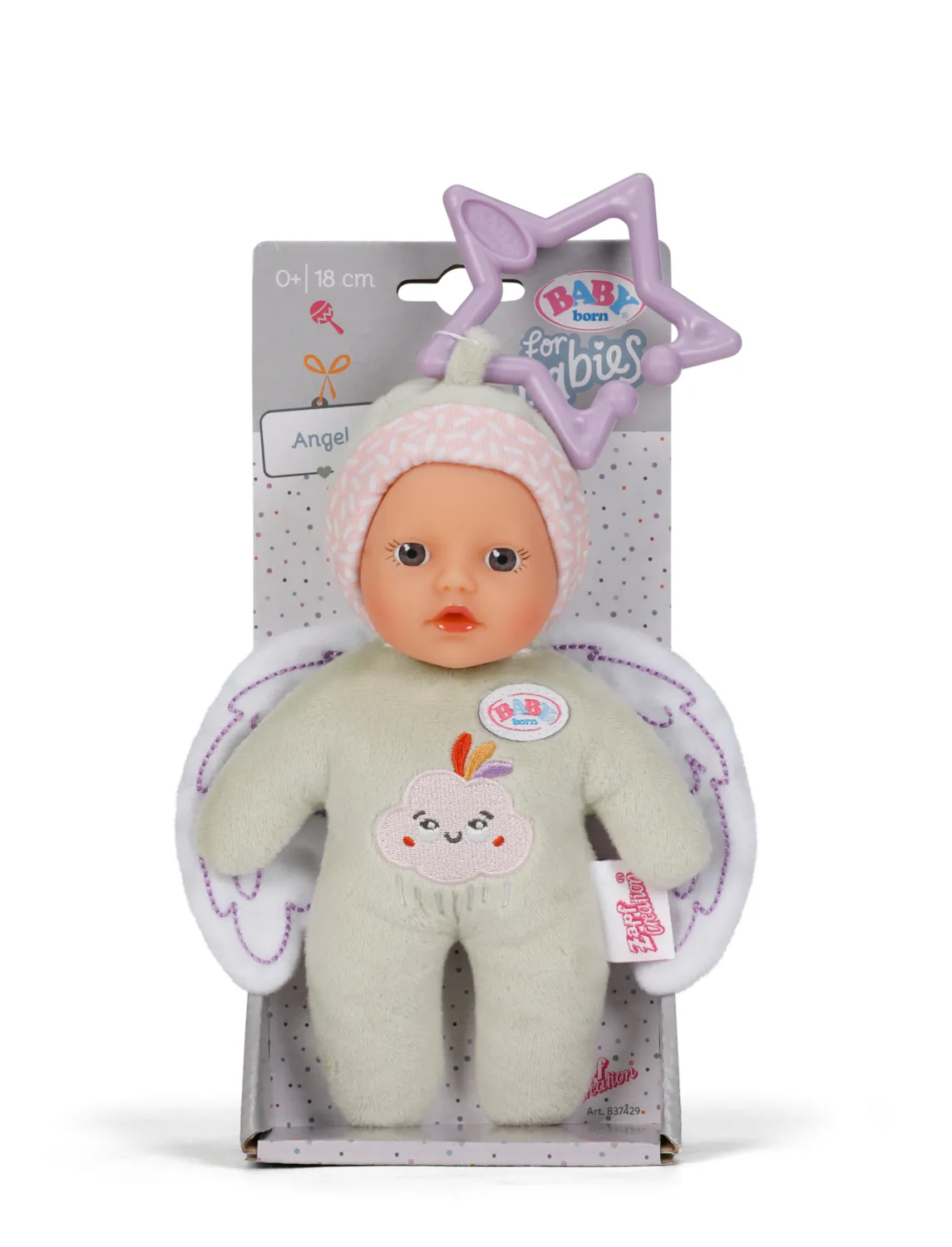 Zapf BABY born for babies Angel 3 ass. 18cm 837429 Thumbnail 8