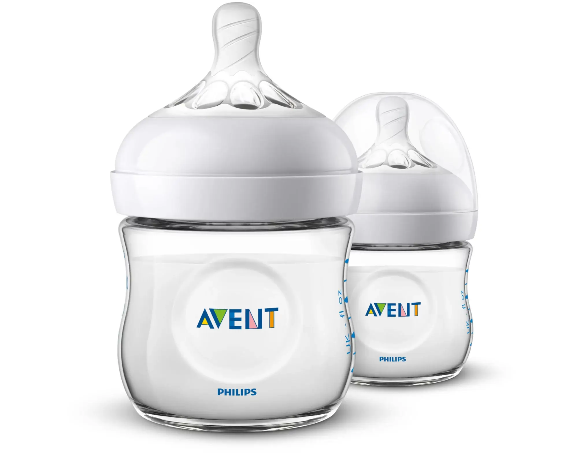 Philips AVENT 2 Biberon 125 ml/4 oz Natural biberon SCF030/27