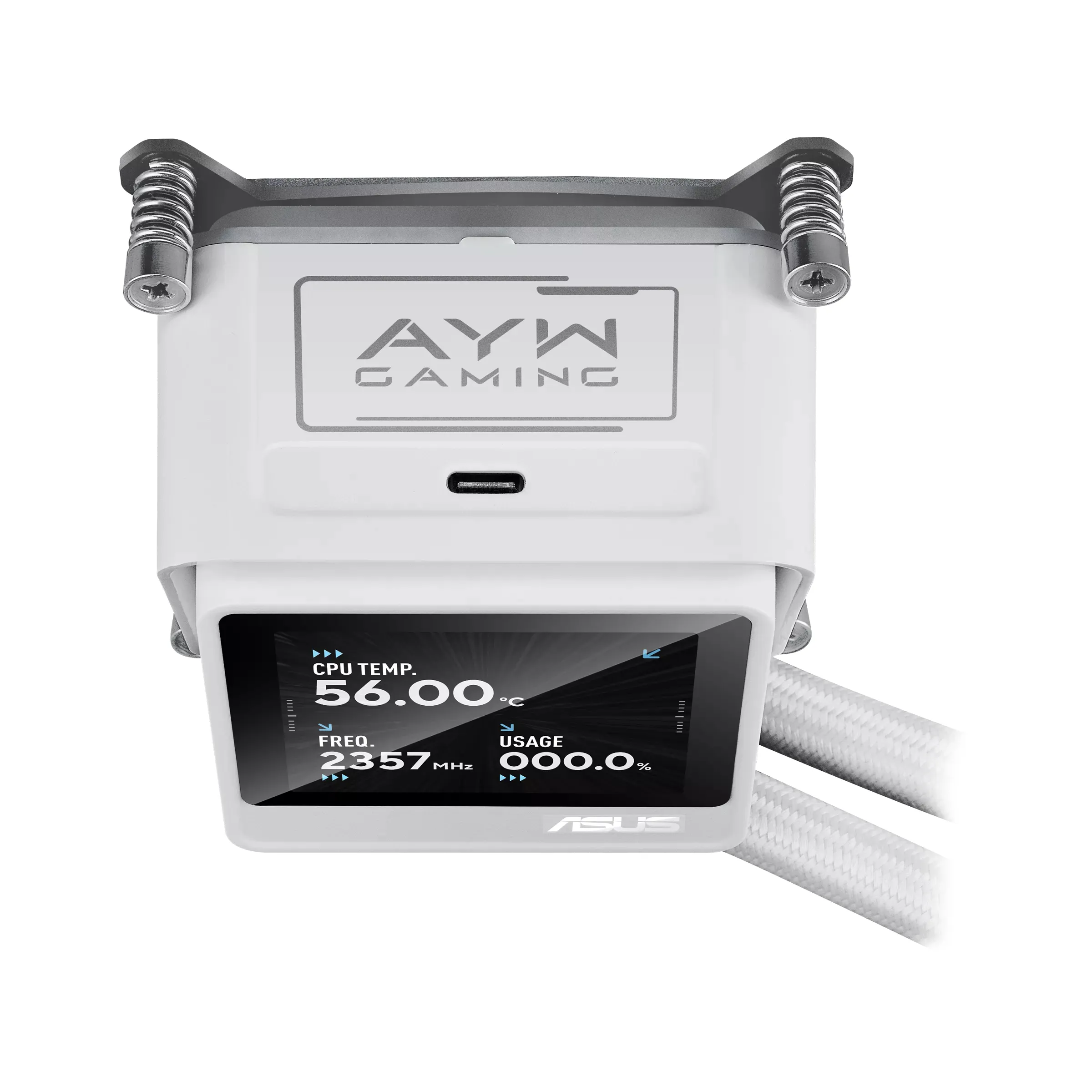 AYW Gaming LC 360 ARGB LCD White Edition AYW GAMING LC 360 ARGB LCD WHT Thumbnail 7