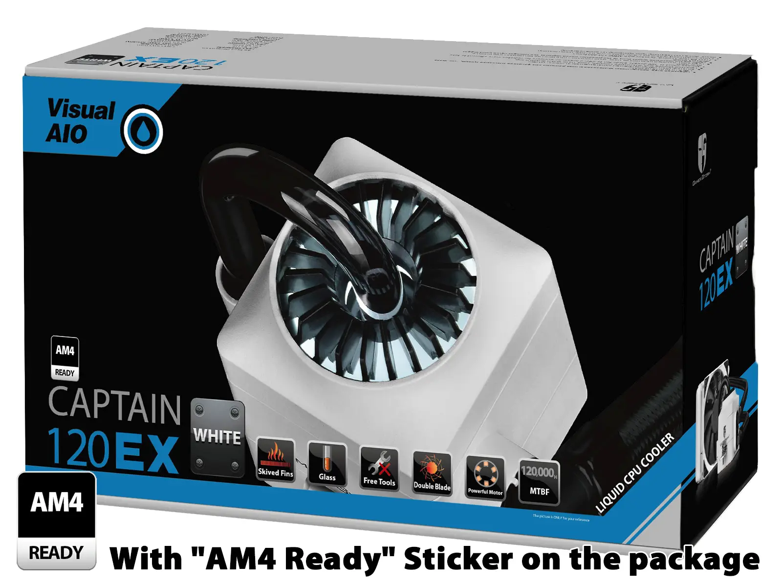 DeepCool Captain 240EX White DP-GS-H12L-CT240W-EX Thumbnail 6