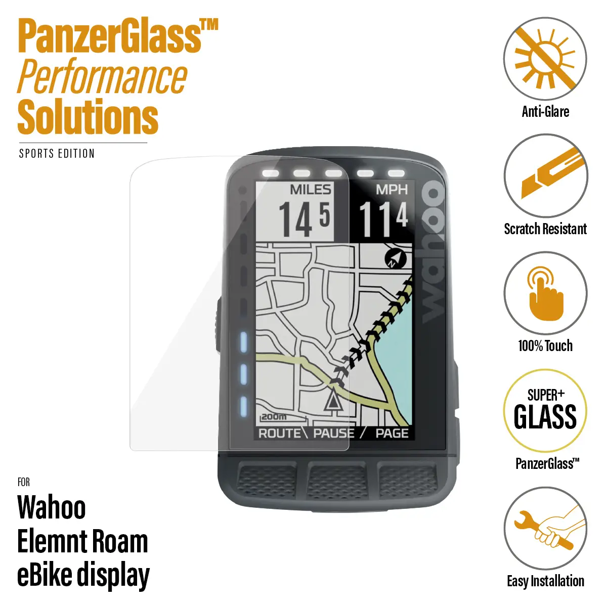 PanzerGlass 3634 Bisiklet Bilgisayarı Aksesuarları