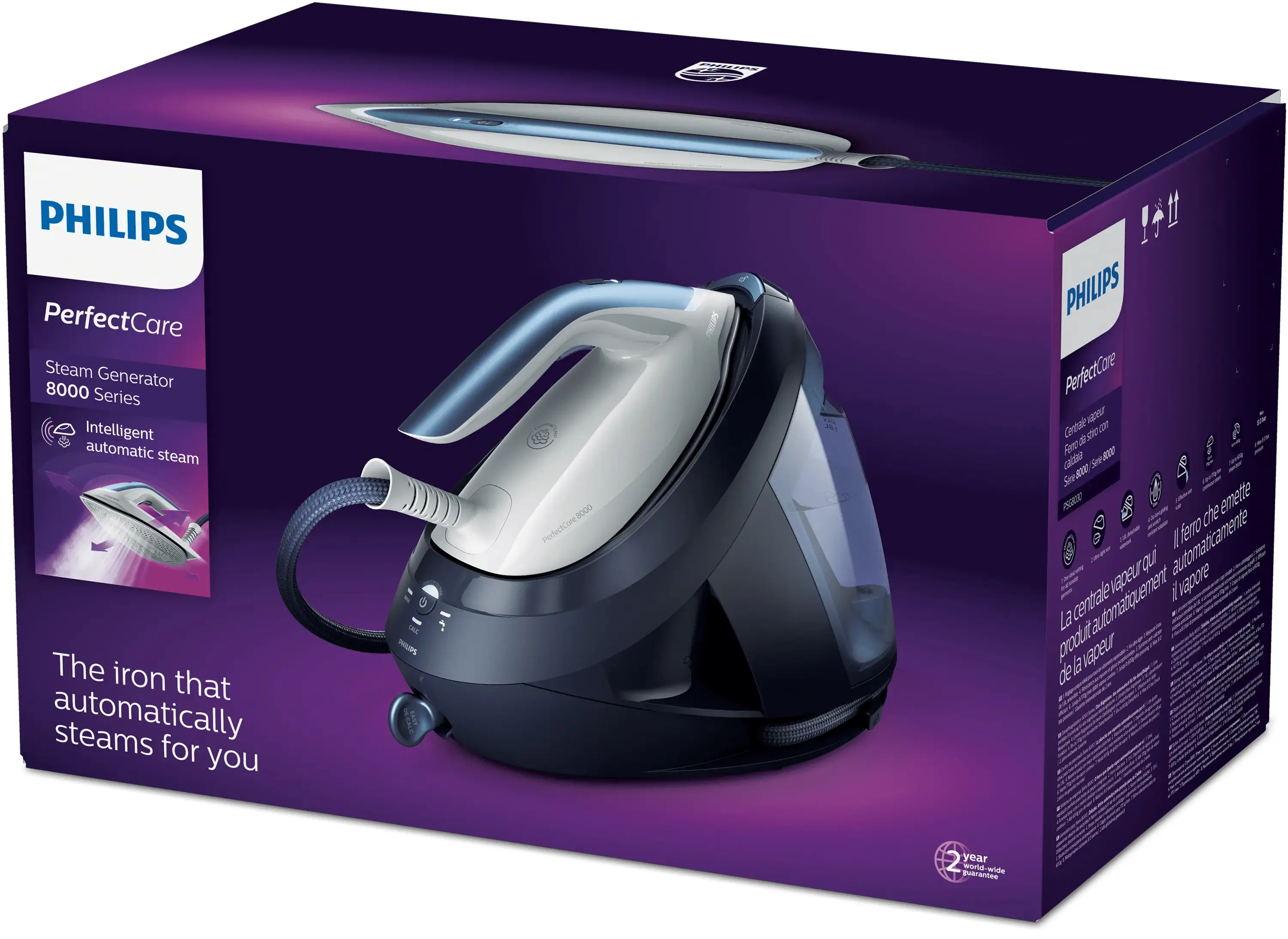 Philips PerfectCare 8000 Serisi PSG8030/20 Buhar Kazanlı Ütü Thumbnail 3