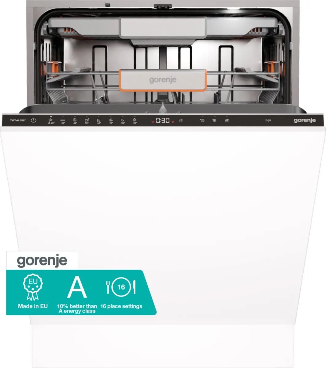 Gorenje GV663A65 745180 16 Kişilik 8 Programlı Ankastre Bulaşık Makinesi