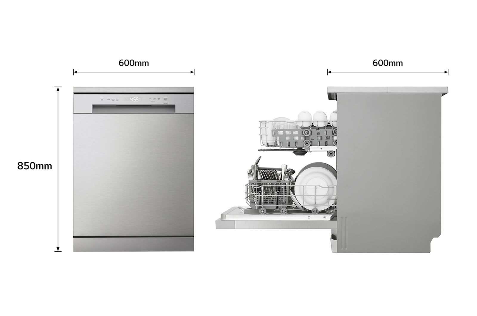 LG DFC612FVE Bulaşık Makinesi | QuadWash™ | Yapay Zeka Destekli DFC612FVE.APYPLTK Thumbnail 14