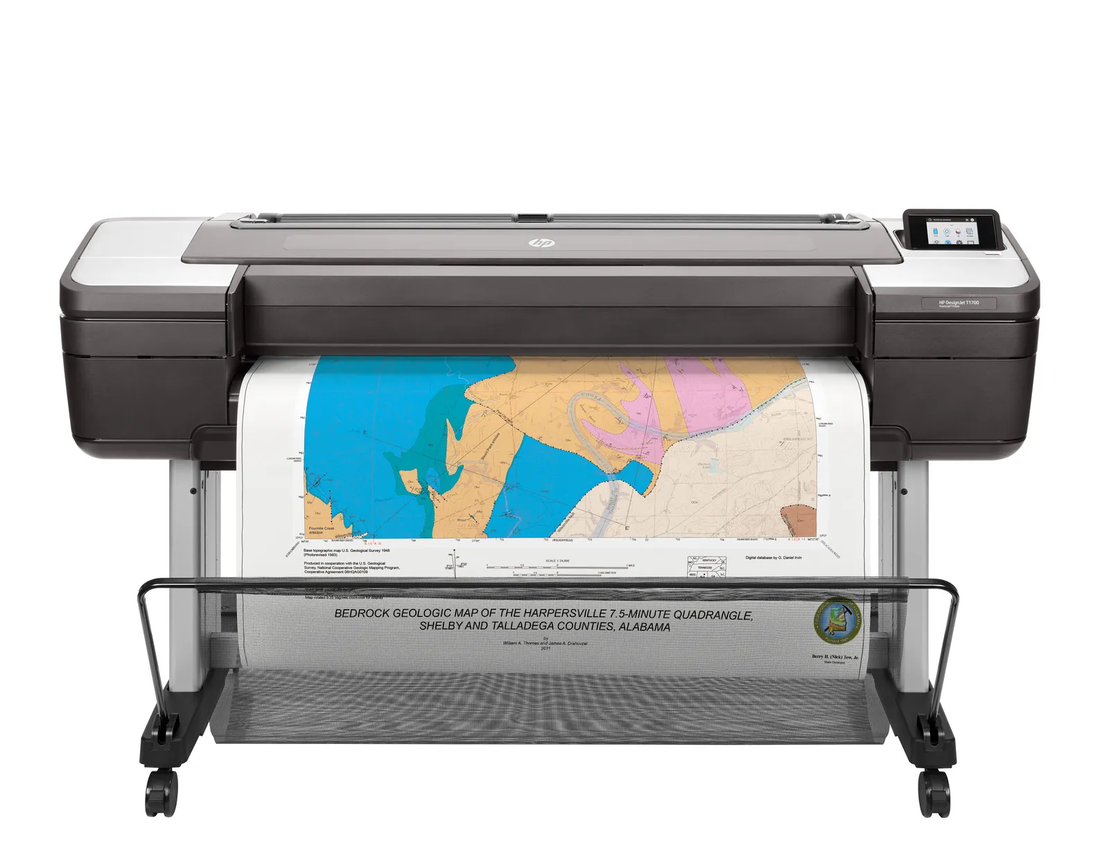 HP DesignJet T1700dr 44 inç PostScript Yazıcı 1VD88S Büyük Format Yazıcı