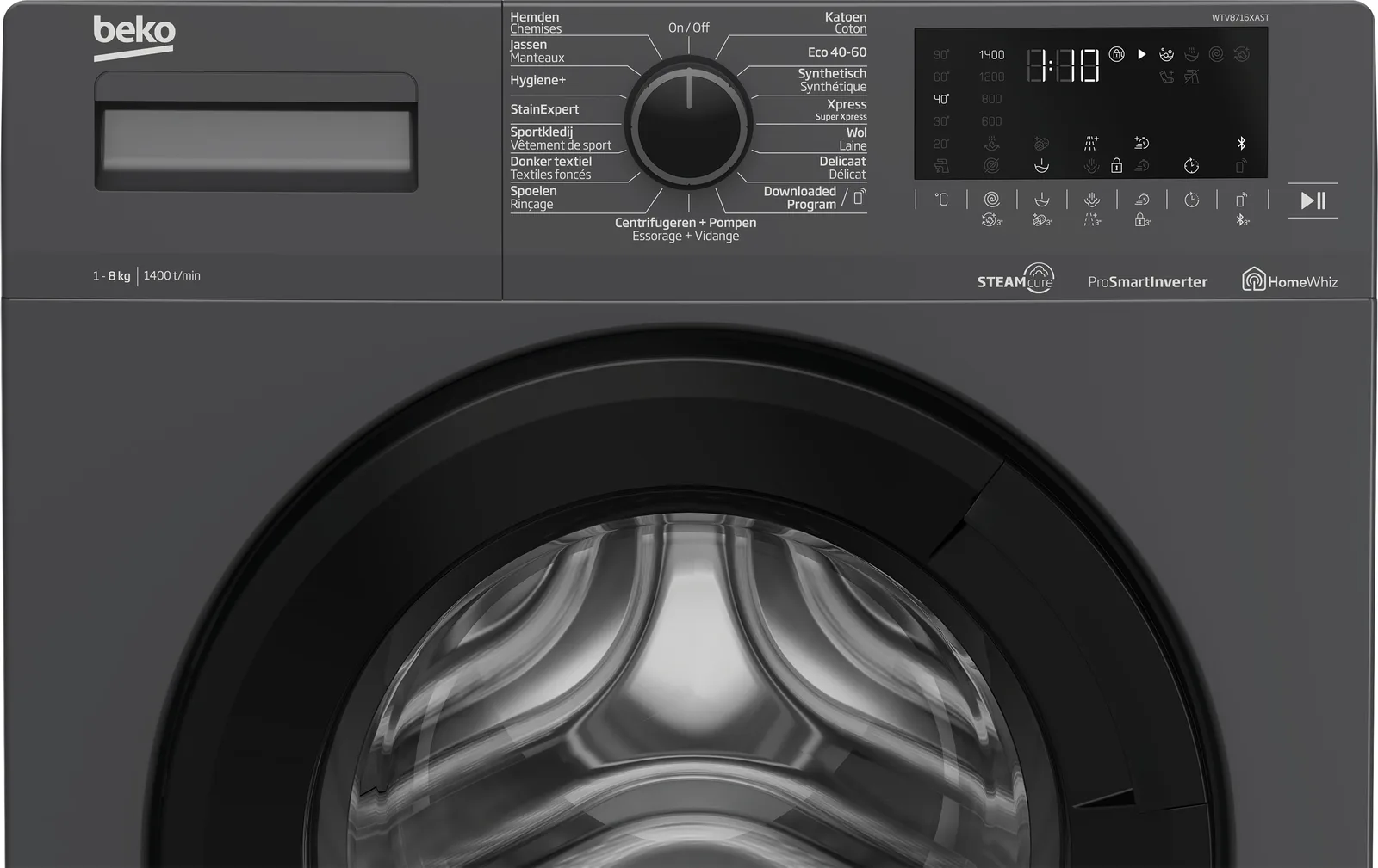 Beko WTV8716XAST 8 kg 1400 Devir Çamaşır Makinesi Thumbnail 6