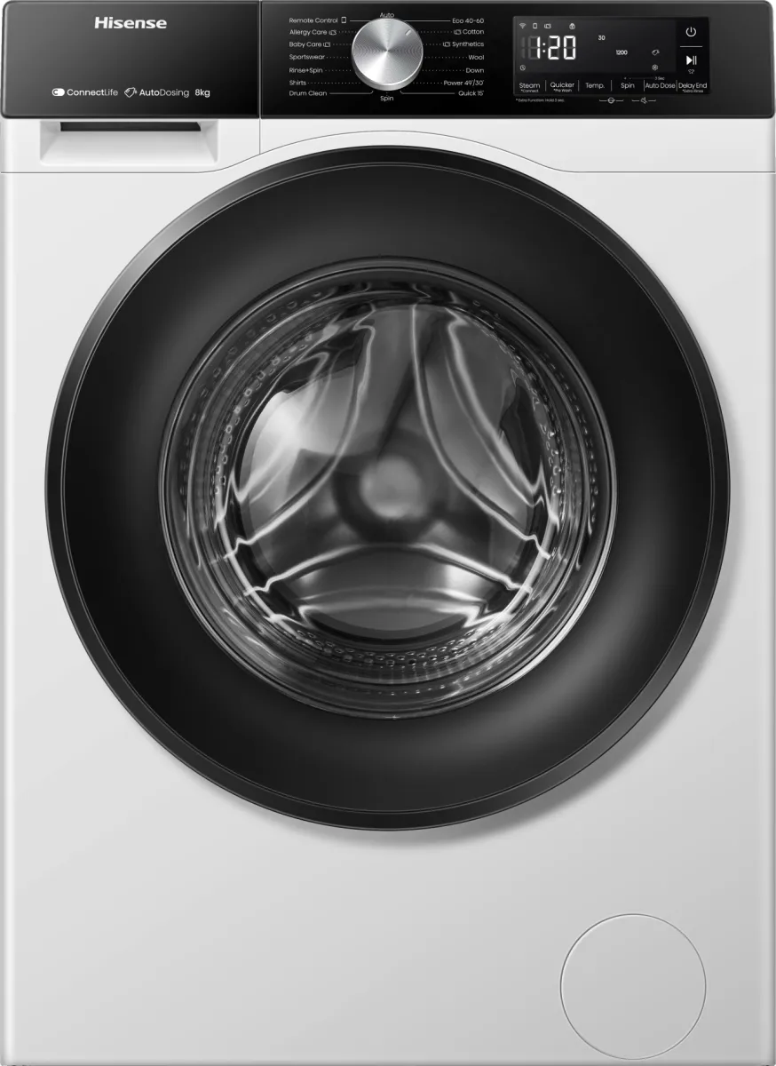 Hisense WF3S8045BW3 20013527 8 kg 1400 Devir Çamaşır Makinesi Çamaşır Makineleri