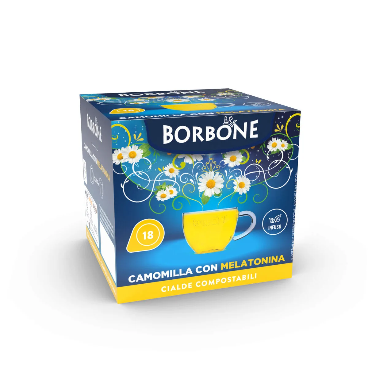 Caffè Borbone CAMOMILMELATON Çay Kapsülleri & Podları