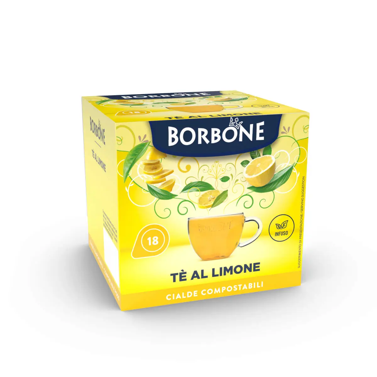 Caffè Borbone The al Limone 18BORBONETHELIMONEGTIN Çay Kapsülleri & Podları