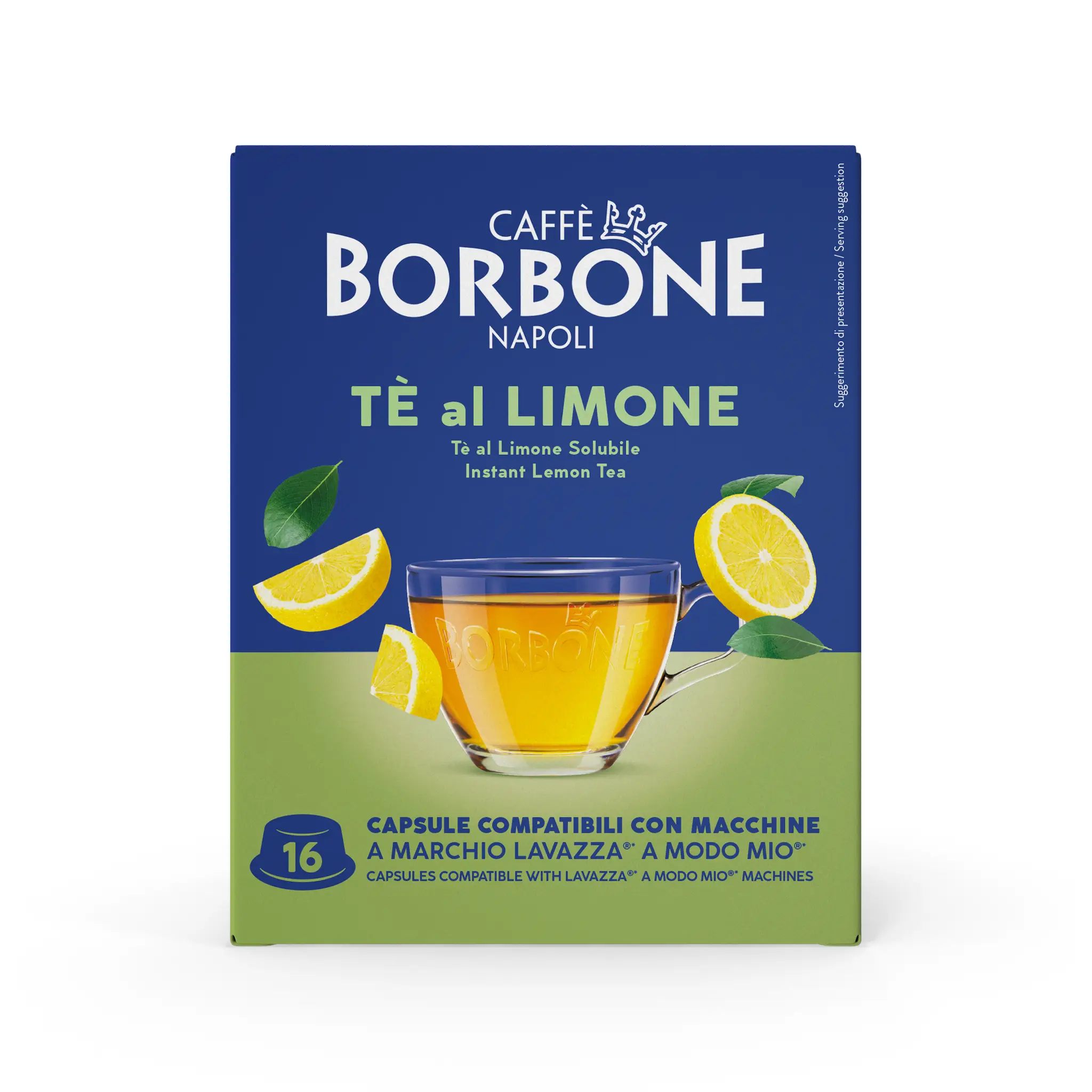 Caffè Borbone The Al Limone 16BORBONETHELIMONEDONCARLO Çay Kapsülleri & Podları