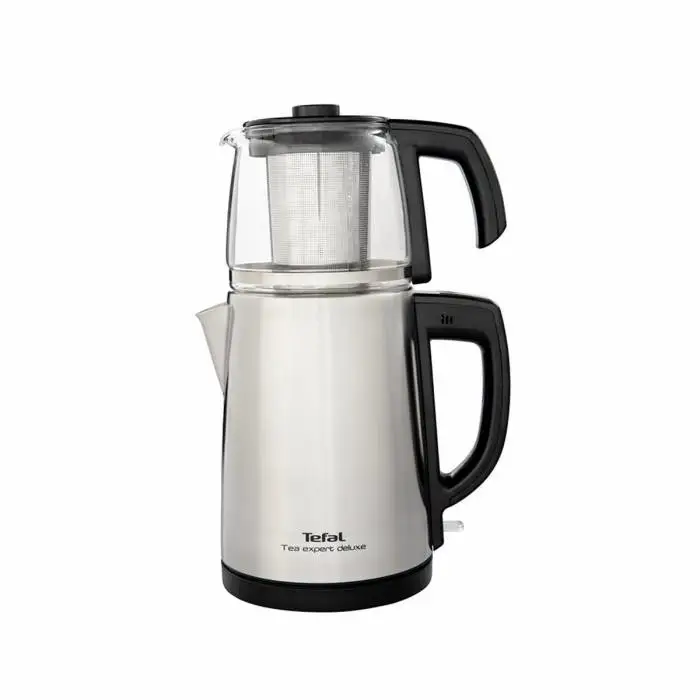 Tefal Tea Expert Deluxe Inox Çay Makinesi - Cam Demlikli 9100036102 Çay Makineleri