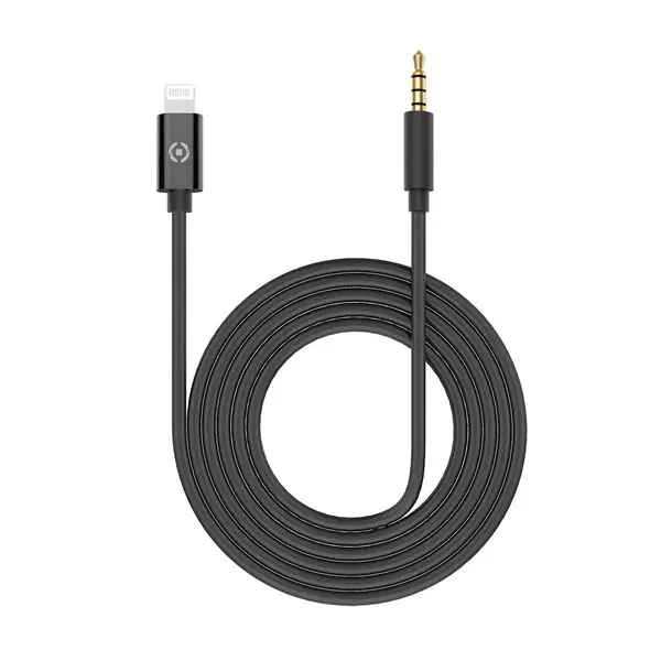 Celly USBLIGHT35MMBK Cep Telefonu Kabloları