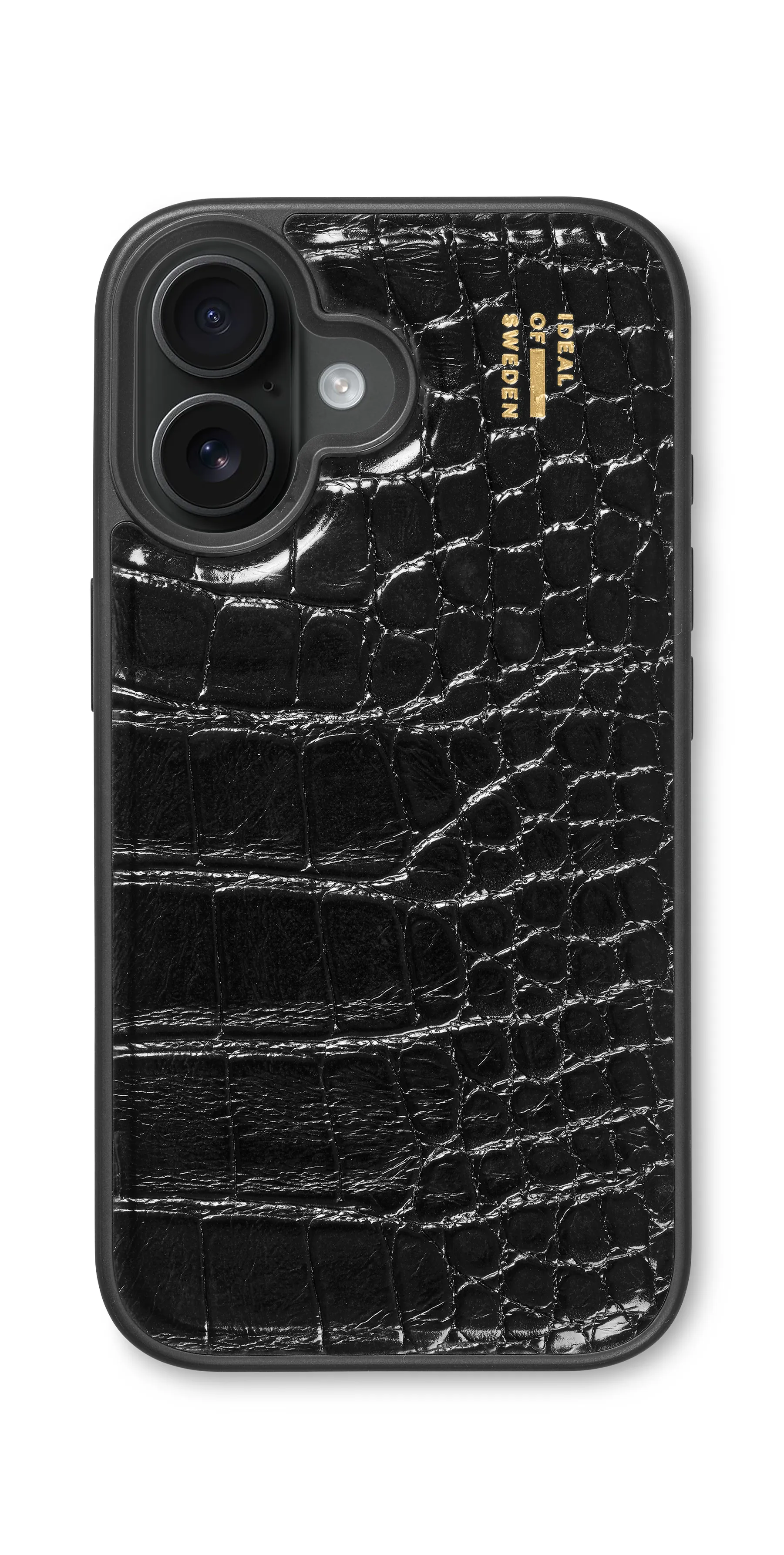 iDeal of Sweden Vegan Leather Case MagSafe iPhone 17 Black Croco IDVLCMS-I2561-334 Cep Telefonu Kılıfları