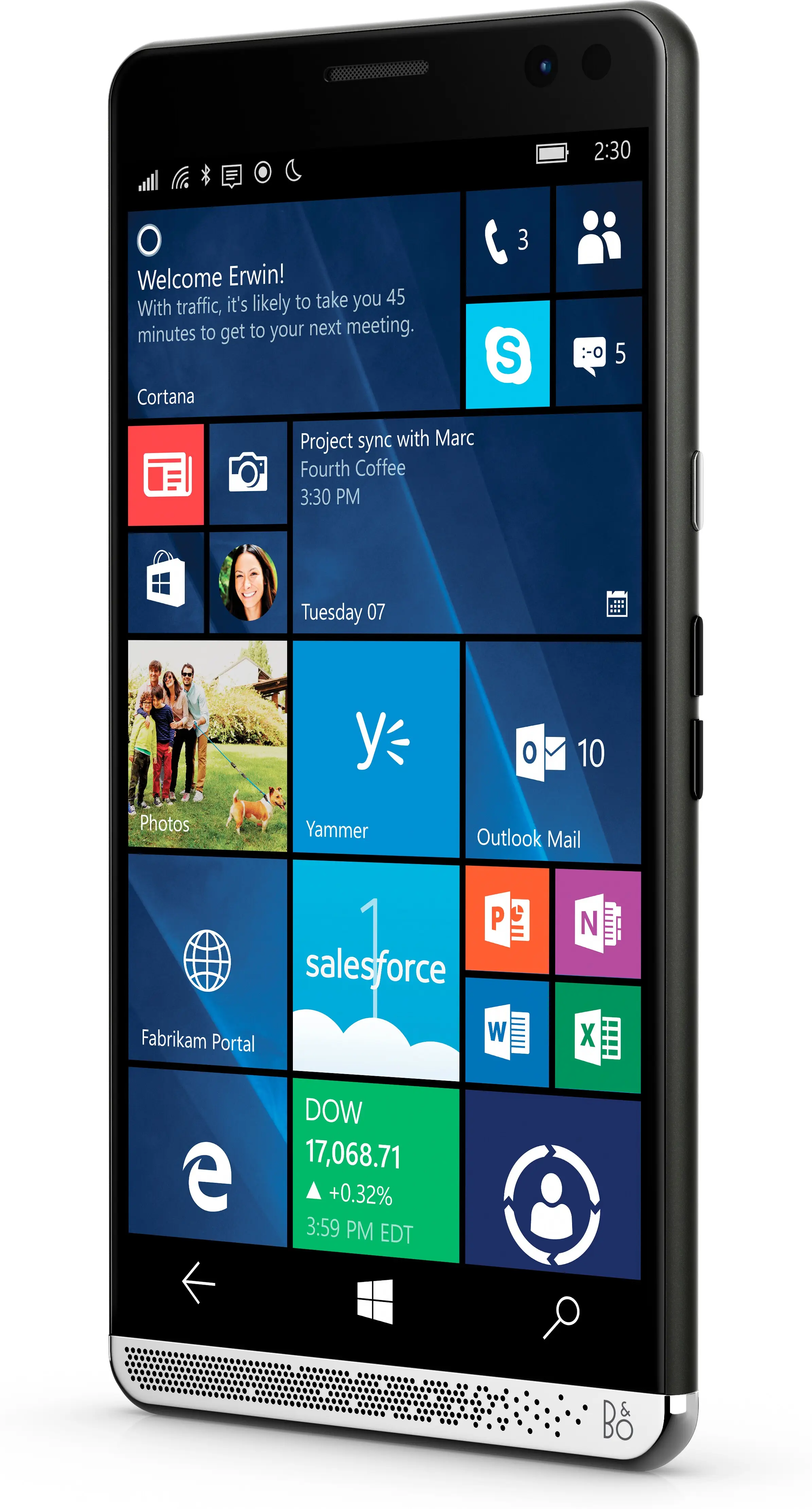 HP Elite x3 Y1M43EA 64 GB 4 GB RAM Krom Akıllı Telefon Thumbnail 8